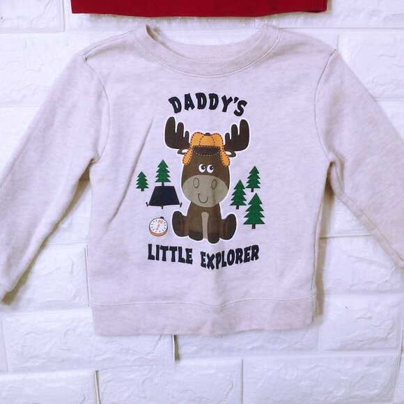 Bulk Lot(3) Tops 24mos Garanimal Moose Explorer Giraffe AllStar Carters Dinosaur - Picture 8 of 16